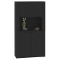 vidaXL Highboard Schwarz Holzwerkstoff vidaXL Highboard Schwarz Holzwerkstoff