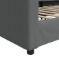 vidaXL Tagesbett Dunkelgrau 80x200 cm Stoff vidaXL Tagesbett Dunkelgrau 80x200 cm Stoff