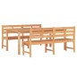 vidaXL 3-tlg. Garten-Essgruppe Massivholz Teak vidaXL 3-tlg. Garten-Essgruppe Massivholz Teak