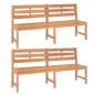 vidaXL 3-tlg. Garten-Essgruppe Massivholz Teak vidaXL 3-tlg. Garten-Essgruppe Massivholz Teak