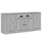 vidaXL Sideboards 3 Stk. Grau Sonoma Holzwerkstoff vidaXL Sideboards 3 Stk. Grau Sonoma Holzwerkstoff