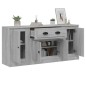 vidaXL Sideboards 3 Stk. Grau Sonoma Holzwerkstoff vidaXL Sideboards 3 Stk. Grau Sonoma Holzwerkstoff