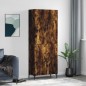 Highboard Räuchereiche 69,5x34x180 cm Holzwerkstoff Highboard Räuchereiche 69,5x34x180 cm Holzwerkstoff
