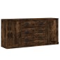vidaXL Sideboards 3 Stk. Räuchereiche Holzwerkstoff vidaXL Sideboards 3 Stk. Räuchereiche Holzwerkstoff