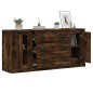 vidaXL Sideboards 3 Stk. Räuchereiche Holzwerkstoff vidaXL Sideboards 3 Stk. Räuchereiche Holzwerkstoff