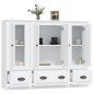 vidaXL Highboards 3 Stk. Weiß Holzwerkstoff vidaXL Highboards 3 Stk. Weiß Holzwerkstoff