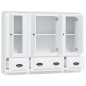 vidaXL Highboards 3 Stk. Weiß Holzwerkstoff vidaXL Highboards 3 Stk. Weiß Holzwerkstoff