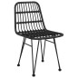 vidaXL 3-tlg. Garten-Essgruppe Schwarz Poly Rattan vidaXL 3-tlg. Garten-Essgruppe Schwarz Poly Rattan