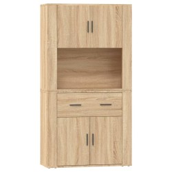 vidaXL Highboard Sonoma-Eiche Holzwerkstoff