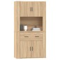 vidaXL Highboard Sonoma-Eiche Holzwerkstoff vidaXL Highboard Sonoma-Eiche Holzwerkstoff