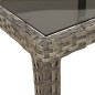 vidaXL 9-tlg. Garten-Essgruppe mit Kissen Grau Poly Rattan vidaXL 9-tlg. Garten-Essgruppe mit Kissen Grau Poly Rattan