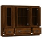 vidaXL Highboards 3 Stk. Braun Eichen-Optik Holzwerkstoff vidaXL Highboards 3 Stk. Braun Eichen-Optik Holzwerkstoff