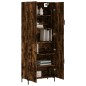 Highboard Räuchereiche 69,5x34x180 cm Holzwerkstoff Highboard Räuchereiche 69,5x34x180 cm Holzwerkstoff