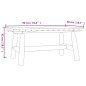 vidaXL 3-tlg. Garten-Lounge-Set Massivholz Fichte vidaXL 3-tlg. Garten-Lounge-Set Massivholz Fichte