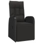 vidaXL 5-tlg. Garten-Essgruppe Schwarz Poly Rattan & Massivholz Akazie vidaXL 5-tlg. Garten-Essgruppe Schwarz Poly Rattan & Massivholz Akazie