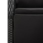 vidaXL 5-tlg. Garten-Essgruppe Schwarz Poly Rattan & Massivholz Akazie vidaXL 5-tlg. Garten-Essgruppe Schwarz Poly Rattan & Massivholz Akazie