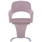 Esszimmerstühle 2 Stk. Rosa Samt Esszimmerstühle 2 Stk. Rosa Samt