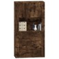 vidaXL Highboard Räuchereiche Holzwerkstoff vidaXL Highboard Räuchereiche Holzwerkstoff
