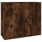 vidaXL Sideboards 3 Stk. Räuchereiche Holzwerkstoff vidaXL Sideboards 3 Stk. Räuchereiche Holzwerkstoff
