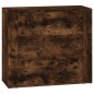 vidaXL Sideboards 3 Stk. Räuchereiche Holzwerkstoff vidaXL Sideboards 3 Stk. Räuchereiche Holzwerkstoff