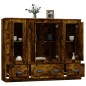 vidaXL Highboards 3 Stk. Räuchereiche Holzwerkstoff vidaXL Highboards 3 Stk. Räuchereiche Holzwerkstoff