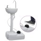 vidaXL Tragbare Campingtoilette mit Waschbecken vidaXL Tragbare Campingtoilette mit Waschbecken