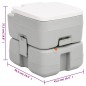vidaXL Tragbare Campingtoilette mit Waschbecken vidaXL Tragbare Campingtoilette mit Waschbecken