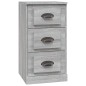 vidaXL Sideboards 3 Stk. Grau Sonoma Holzwerkstoff vidaXL Sideboards 3 Stk. Grau Sonoma Holzwerkstoff