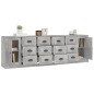 vidaXL Sideboards 3 Stk. Betongrau Holzwerkstoff vidaXL Sideboards 3 Stk. Betongrau Holzwerkstoff