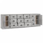 vidaXL Sideboards 3 Stk. Betongrau Holzwerkstoff vidaXL Sideboards 3 Stk. Betongrau Holzwerkstoff