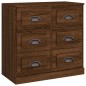 vidaXL Sideboards 2 Stk. Braun Eichen-Optik Holzwerkstoff vidaXL Sideboards 2 Stk. Braun Eichen-Optik Holzwerkstoff