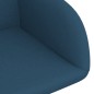 Esszimmerstühle 2 Stk. Drehbar Blau Samt Esszimmerstühle 2 Stk. Drehbar Blau Samt