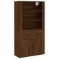 vidaXL Highboard Braun Eichen-Optik Holzwerkstoff vidaXL Highboard Braun Eichen-Optik Holzwerkstoff