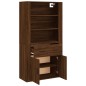 vidaXL Highboard Braun Eichen-Optik Holzwerkstoff vidaXL Highboard Braun Eichen-Optik Holzwerkstoff