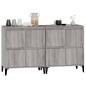 vidaXL Sideboards 2 Stk. Grau Sonoma 60x35x70 cm Holzwerkstoff vidaXL Sideboards 2 Stk. Grau Sonoma 60x35x70 cm Holzwerkstoff