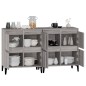 vidaXL Sideboards 2 Stk. Grau Sonoma 60x35x70 cm Holzwerkstoff vidaXL Sideboards 2 Stk. Grau Sonoma 60x35x70 cm Holzwerkstoff