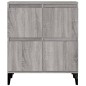 vidaXL Sideboards 2 Stk. Grau Sonoma 60x35x70 cm Holzwerkstoff vidaXL Sideboards 2 Stk. Grau Sonoma 60x35x70 cm Holzwerkstoff
