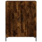 Highboard Räuchereiche 69,5x34x180 cm Holzwerkstoff Highboard Räuchereiche 69,5x34x180 cm Holzwerkstoff