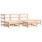 vidaXL 6-tlg. Garten-Lounge-Set mit Kissen Massivholz vidaXL 6-tlg. Garten-Lounge-Set mit Kissen Massivholz