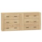 vidaXL Sideboards 2 Stk. Sonoma-Eiche Holzwerkstoff vidaXL Sideboards 2 Stk. Sonoma-Eiche Holzwerkstoff