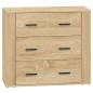 vidaXL Sideboards 2 Stk. Sonoma-Eiche Holzwerkstoff vidaXL Sideboards 2 Stk. Sonoma-Eiche Holzwerkstoff