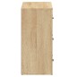 vidaXL Sideboards 2 Stk. Sonoma-Eiche Holzwerkstoff vidaXL Sideboards 2 Stk. Sonoma-Eiche Holzwerkstoff