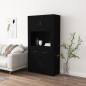 vidaXL Highboard Schwarz Holzwerkstoff vidaXL Highboard Schwarz Holzwerkstoff