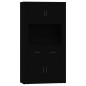 vidaXL Highboard Schwarz Holzwerkstoff vidaXL Highboard Schwarz Holzwerkstoff