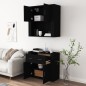vidaXL Highboard Schwarz Holzwerkstoff vidaXL Highboard Schwarz Holzwerkstoff