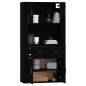 vidaXL Highboard Schwarz Holzwerkstoff vidaXL Highboard Schwarz Holzwerkstoff