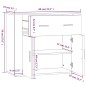 vidaXL Highboard Räuchereiche Holzwerkstoff vidaXL Highboard Räuchereiche Holzwerkstoff