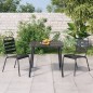 vidaXL 3-tlg. Garten-Essgruppe Anthrazit Stahl vidaXL 3-tlg. Garten-Essgruppe Anthrazit Stahl