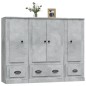 vidaXL Highboards 3 Stk. Betongrau Holzwerkstoff vidaXL Highboards 3 Stk. Betongrau Holzwerkstoff
