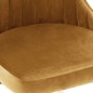 Esszimmerstühle 2 Stk. Braun Samt Esszimmerstühle 2 Stk. Braun Samt